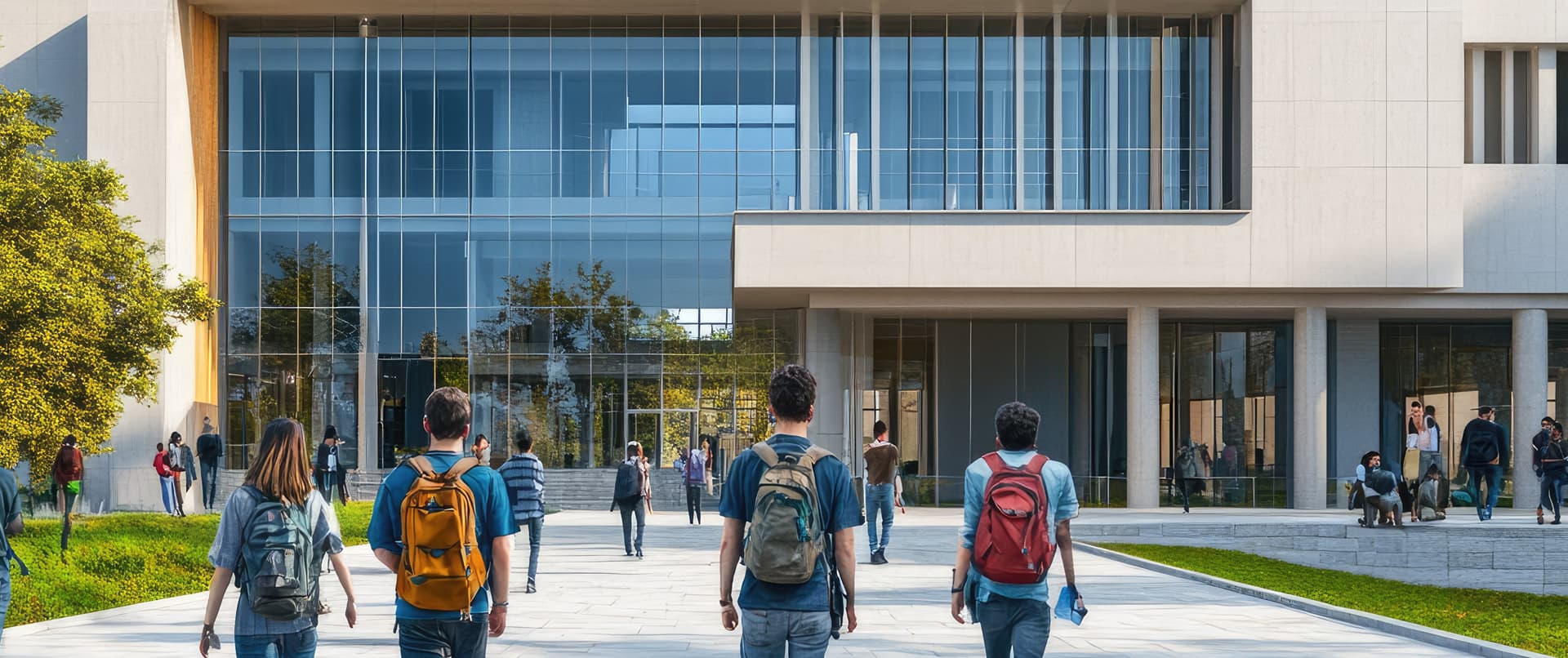 University Campus Background